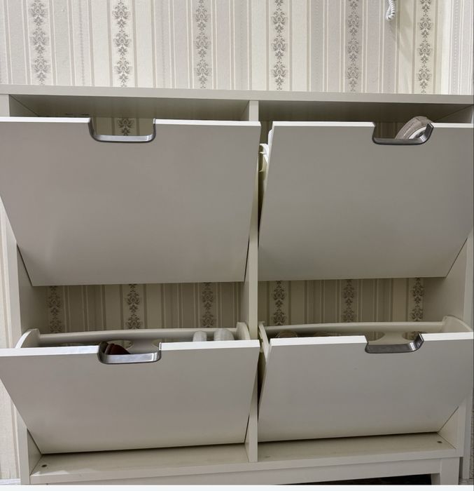 Обувница IKEA 96х17×90 см, дерево, ДСП