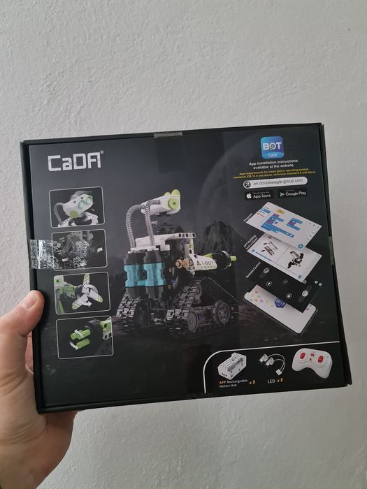 CaDa Robotul I BOT telecomanda App control 434piese NOU Sigilat