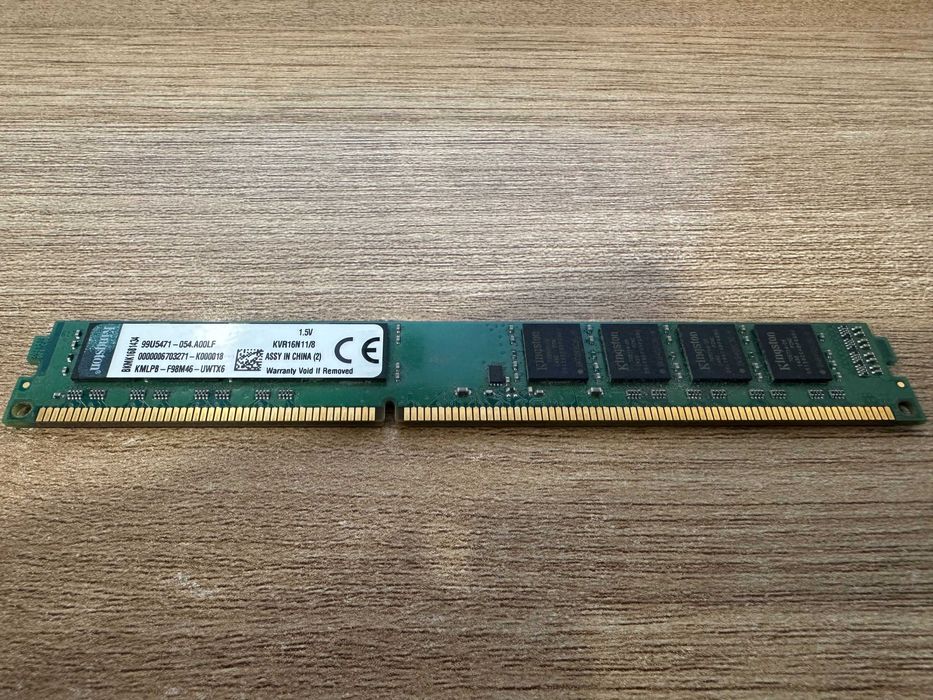 RAM Kingston DDR3, 8GB 1600MT/s