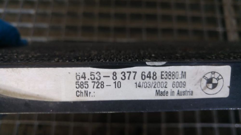 radiator clima ac bmw seria 3 e46  2.0 d  6453-8377648