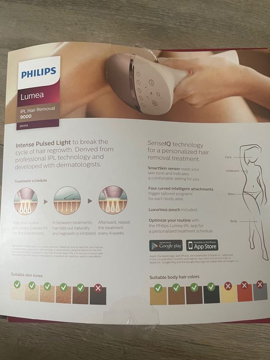 Фотоепилатор Philips Lumea