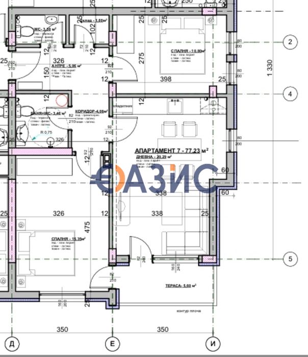 Продава се Тристаен апартамент в с. Равда, Област Бургас - 86 кв.м за 655 €/кв.м - Снимка #3