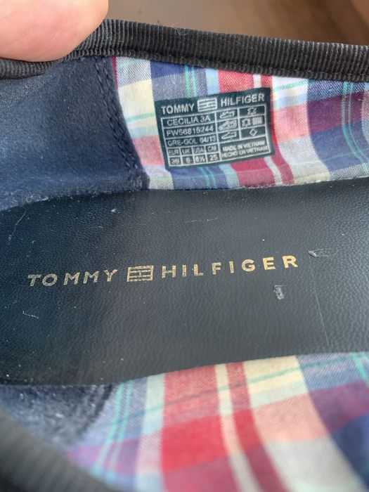 Balerini /Opincute  Tommy Hilfiger size 39 de dama 100% piele naturala