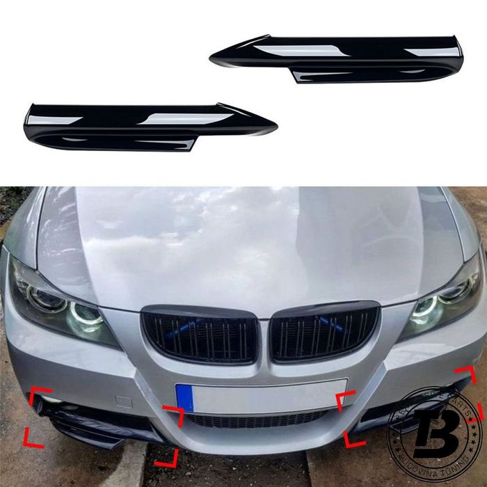 Splittere compatibile cu BMW Seria 3 E90 E91 Pre-LCI M-Tech Design