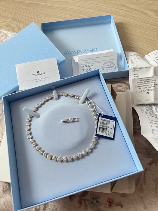 Colier Swarovski Angelic Silver