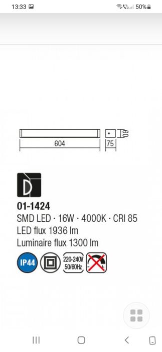 Lampa Led Redo 01.1424