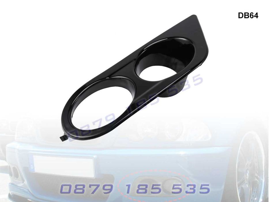 Тунинг капаци халогени BMW E46 M добавки предна броня бмв е46