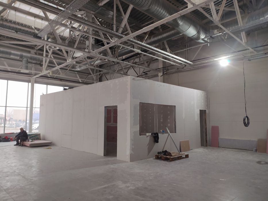 Монтаж гипсокартона, монтаж перегородок ГКЛ, монтаж коробов из ГКЛ ...