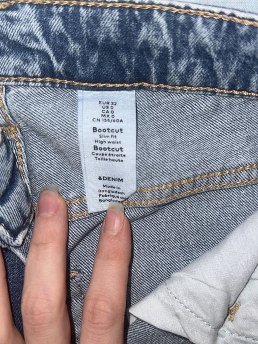 Джинсы , клеш синие