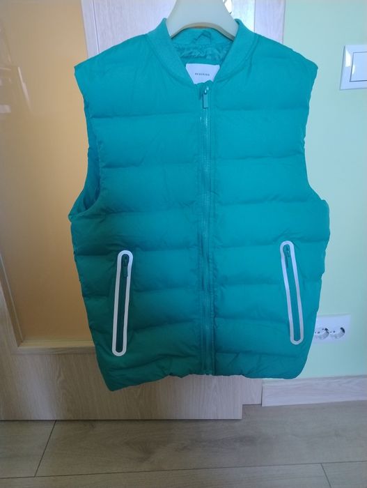 Vestă băieți culoare turcoaz