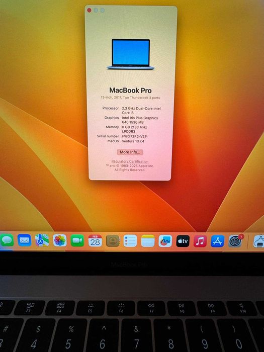 MacBook Pro 2017 (13-inch)
