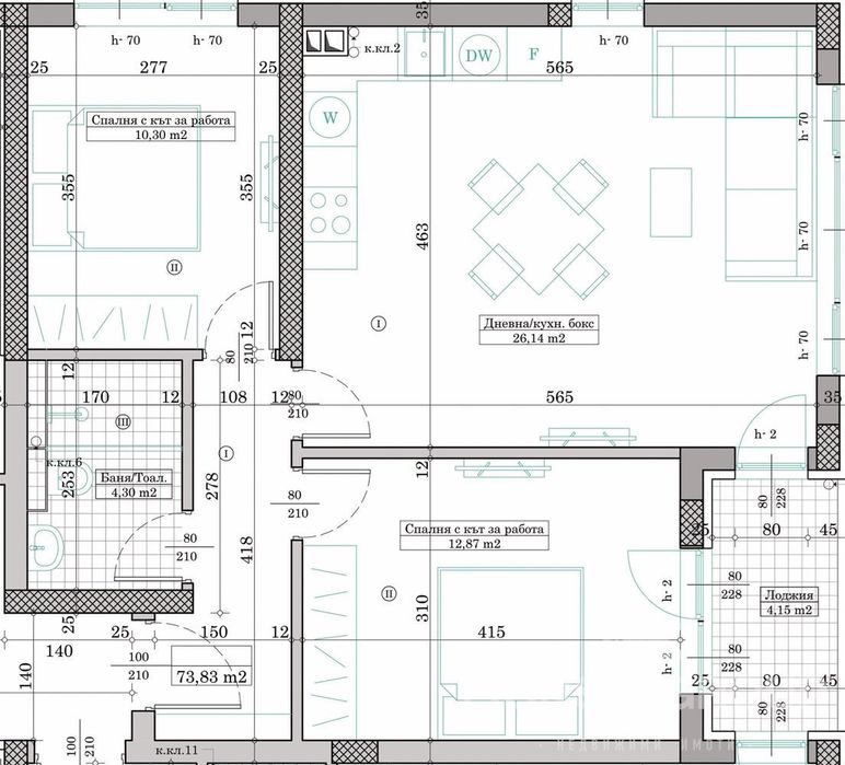 Продава се Тристаен апартамент в Варна, Кайсиева градина - 84 кв.м за 735 €/кв.м - Снимка #4