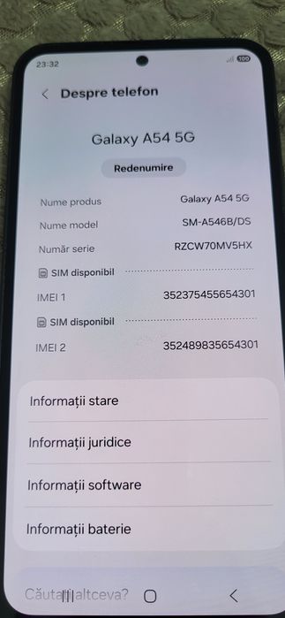 Samsung a54i 8g cu 128