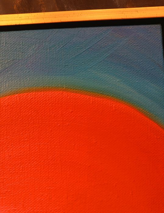 Абстрактна картина масло върху ленено платно размери 40/30 см.