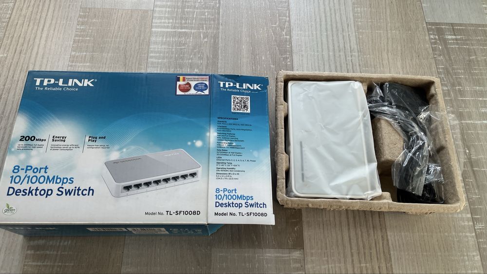 Рутер Huawei и суич TP-Link