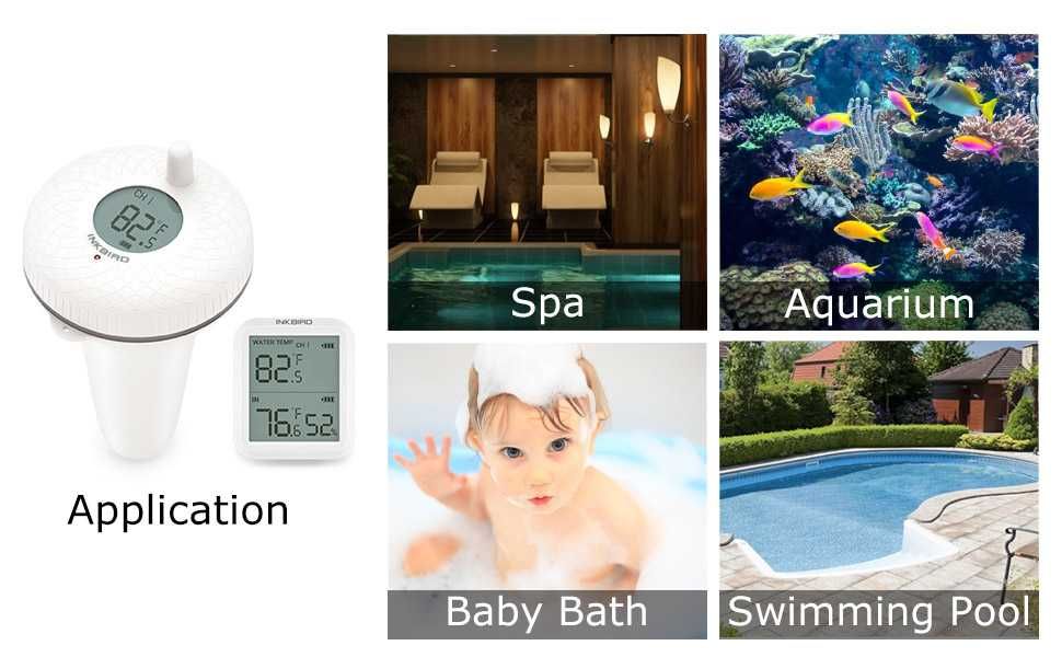Termometru wireless pentru piscină IBS-P01R
