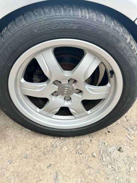 Джанти с гуми 17 цола  5x112 за Aуди /VW