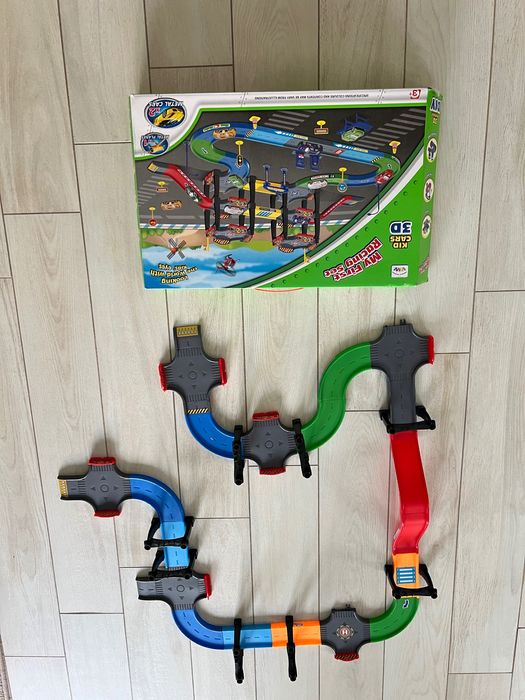 Паркинг игра, път за коли, играчка, 3D My First Racing Set, игри деца