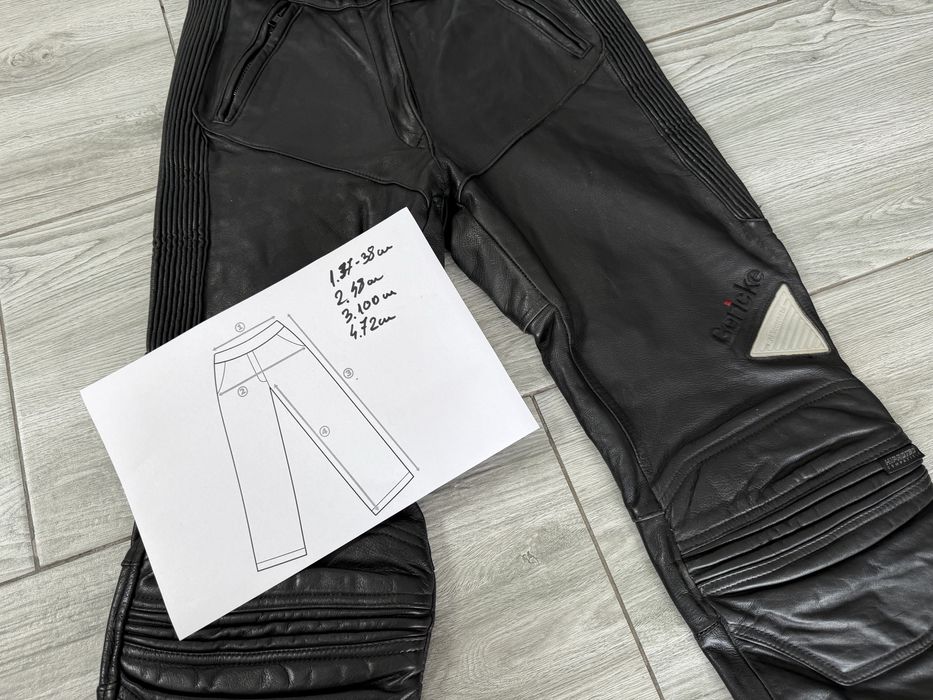 Pantalon moto piele Hein gericke