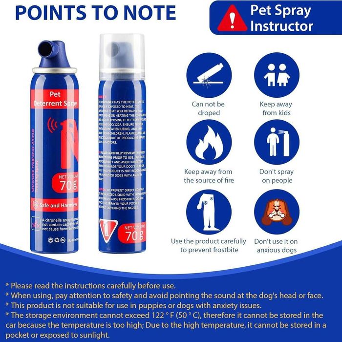 Кучегон Спрей за Спешна Намеса, Ефективен, Безвреден, Спира Атаки