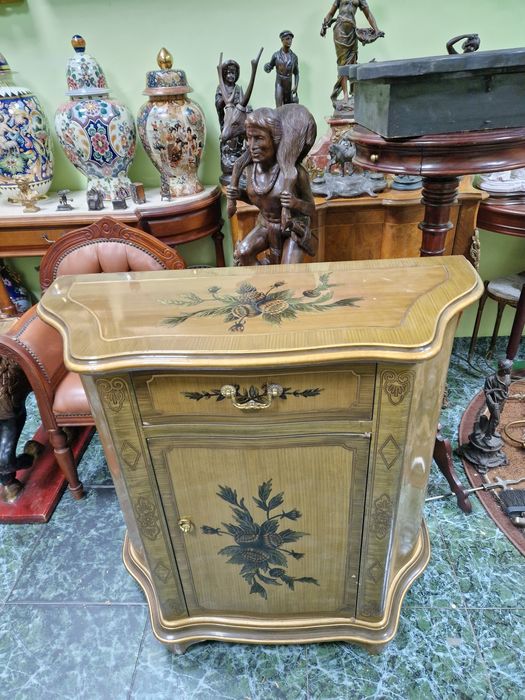 Уникален антикварен холандски скрин комод - Японски череша