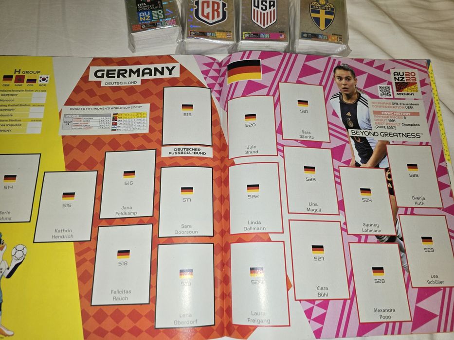 Album complet,nelipit,Panini Womens WCup 2022, 300 lei