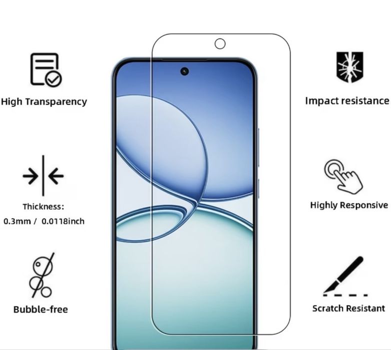 Realme 14pro,14pro+, 16 pro,16 pro + стъклен протектор + за камерата
