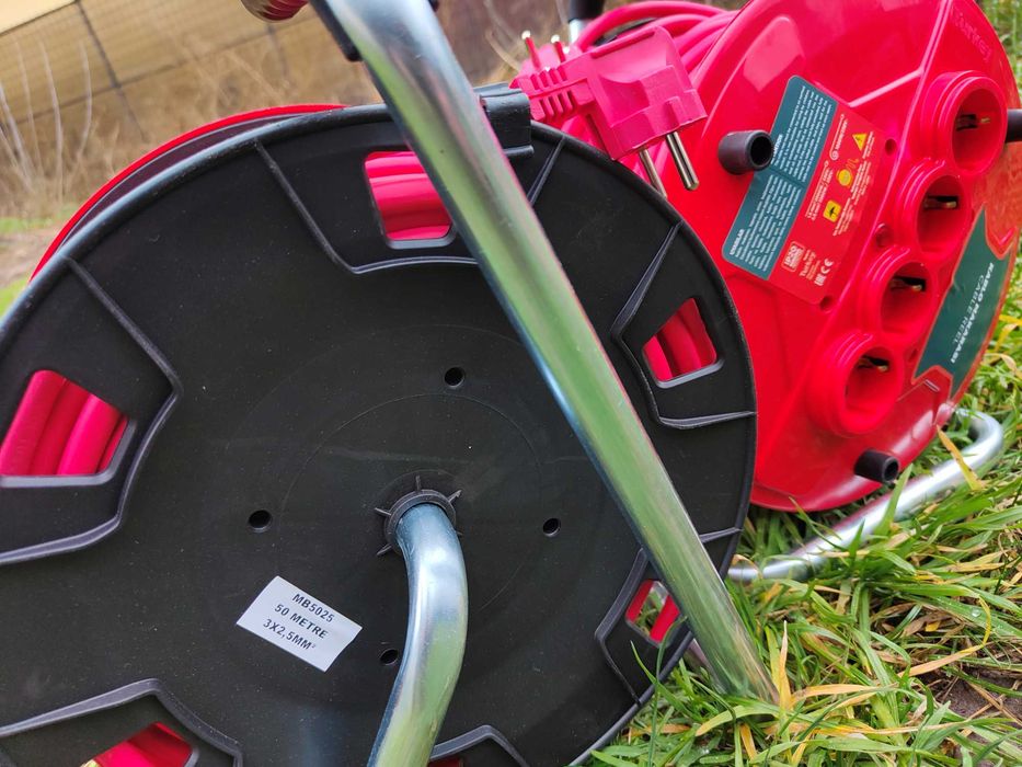 Prelungitor electric Bulmax / Derulator cu tambur, 50M 3*2,5mmp Nou!!!