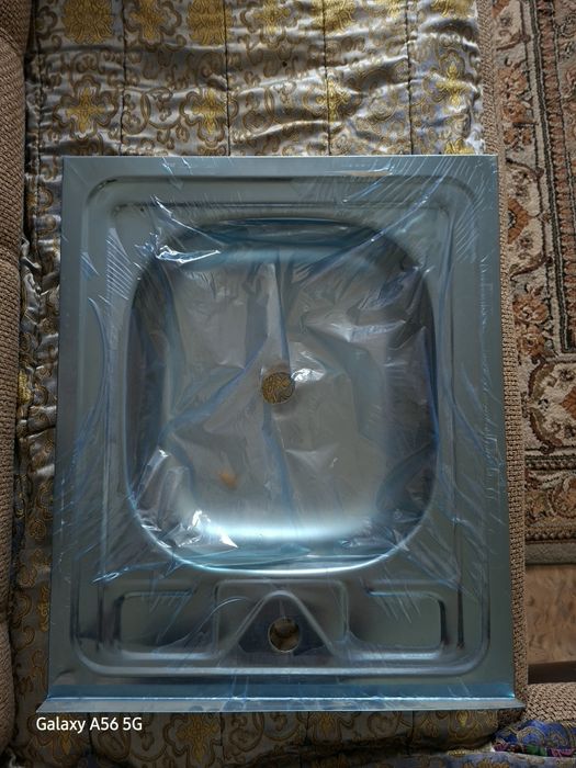 раковина алюминиевая новая