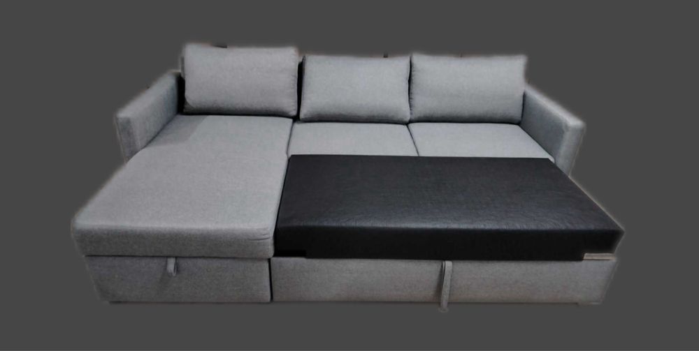Ъглов диван(ляв и десен) с функция сън и ракла