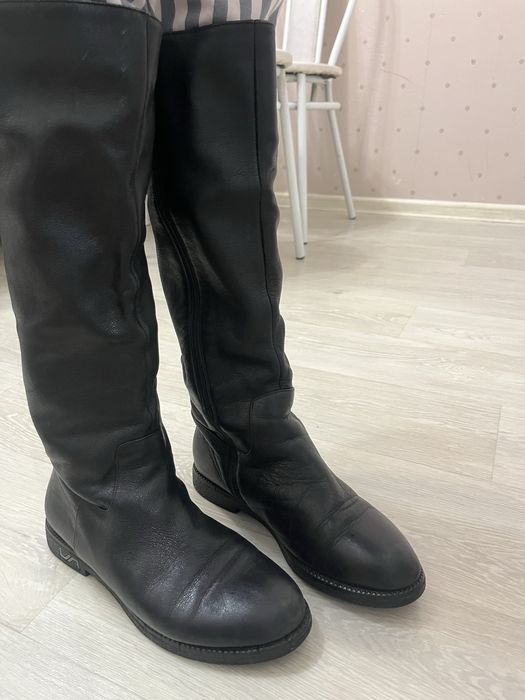 Зимние сапоги Nursace кожаные