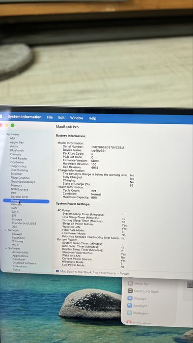 MacBook M1 Pro 16’ 16Gb 512Gb 90%