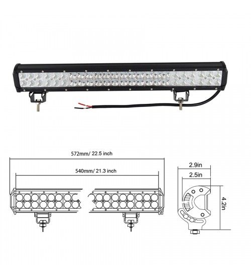 Ledbar 144w,lumina spot si flood. Transport Gratuit. Garantie 1 an.
