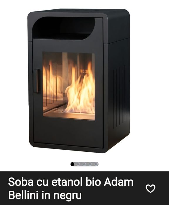 Sobă cu etanol bio Adam bellini