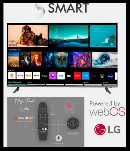 Телевизор Smart 43'''' WEB OS от LG