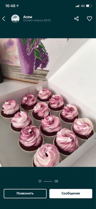 выпечка капкейки пирожные рулеты