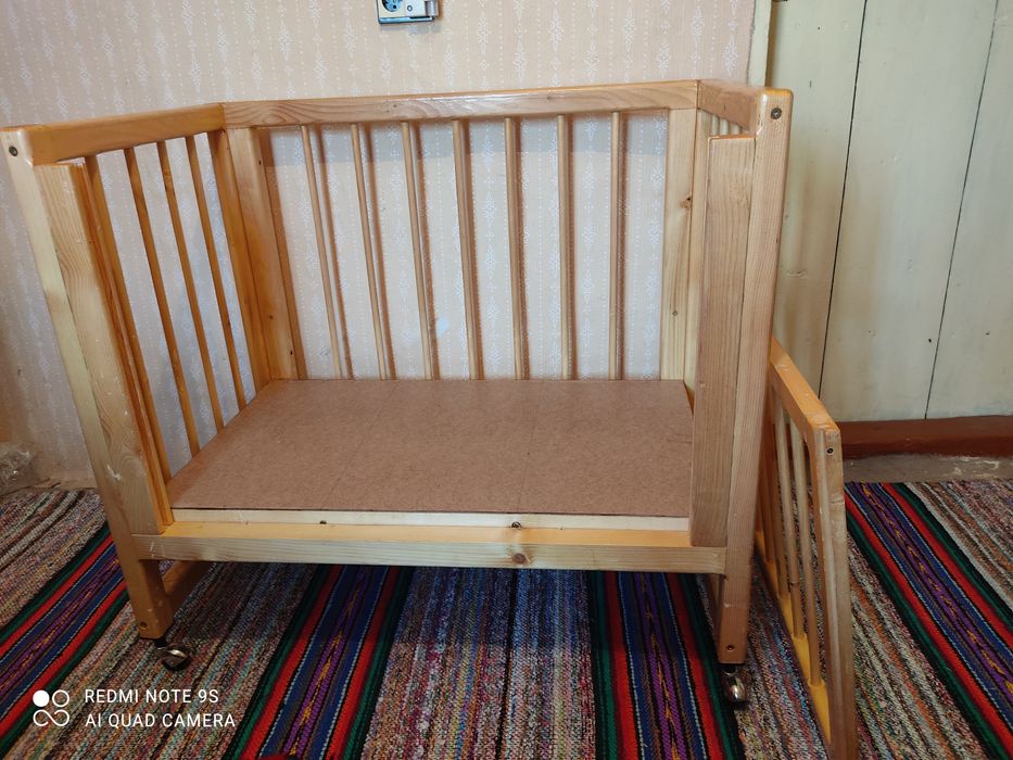 Кошарка от масив, леко и удобно легло за всяко бебе промоционална цена