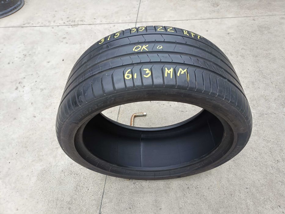 Doua anvelope vara 315 35 22 pirelli p zero pz4 run flat profil 6,3 mm