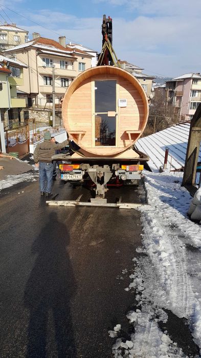 Сауна барел, градинска сауна, сауна тип бъчва ,финландска сауна