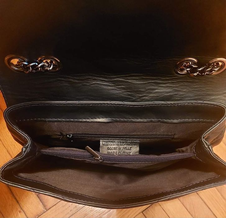 Geanta Massimo Castelli, piele naturala