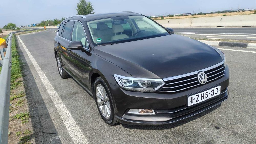 VW Passat An 2015 Motor 2.0 TDi Model Highline Deosebit Interior Piele Crem