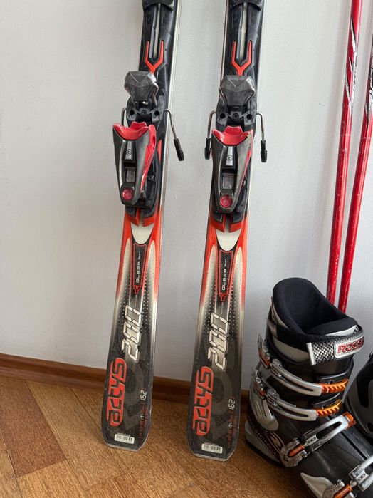 Rossignol ски, ски обувки, щеки