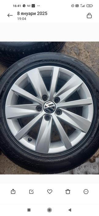 Продавам джанти за vw пасат