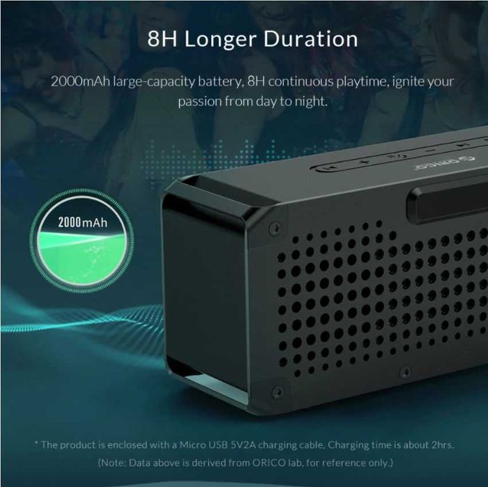 Оригинальная Блютуз - колонка - ORICO - металл- гарантия - доставка