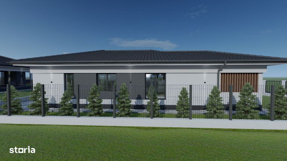 Casa la rosu in Grosi, 144 mp construiti, teren 536 mp, priveliste sup