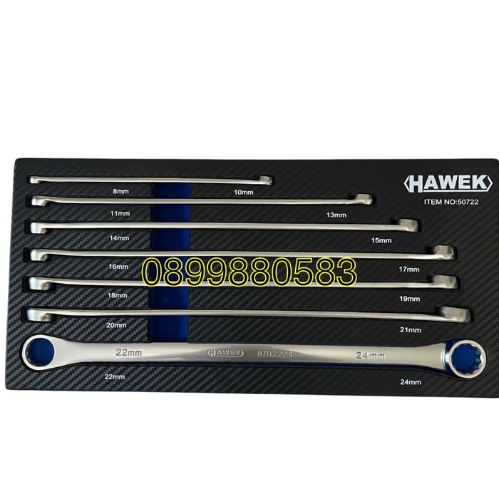 удължени звезди 8-24 мм 7 части HAWEK