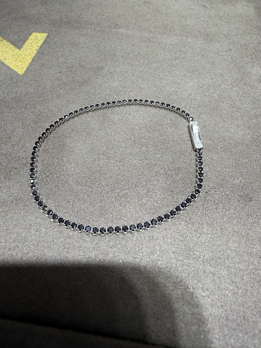 Тенис гривна с черен оникс