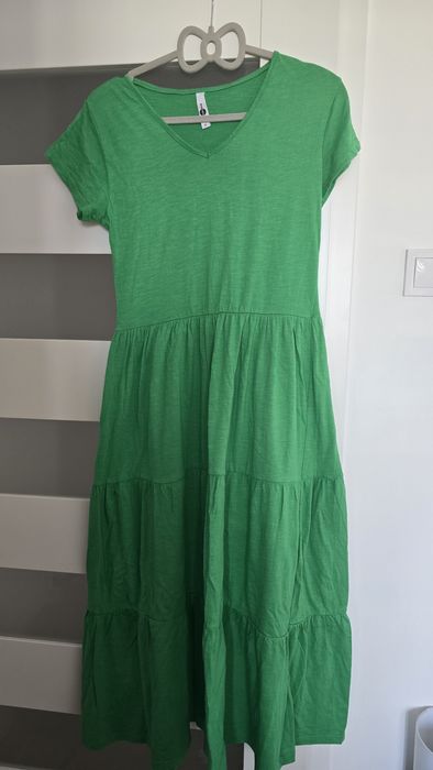 Rochie bumbac verde Takko