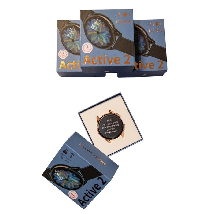 Елегантен дамски смарт часовник Android IOS G35 в розов цвят