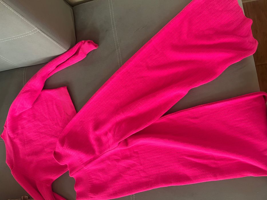 Розов зимен комплект